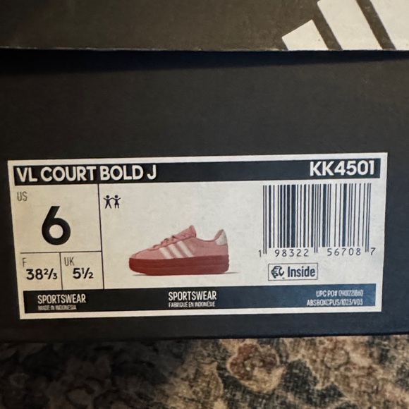 Adidas Women's Light Pink Platform Sneakers - Picture 6 of 6